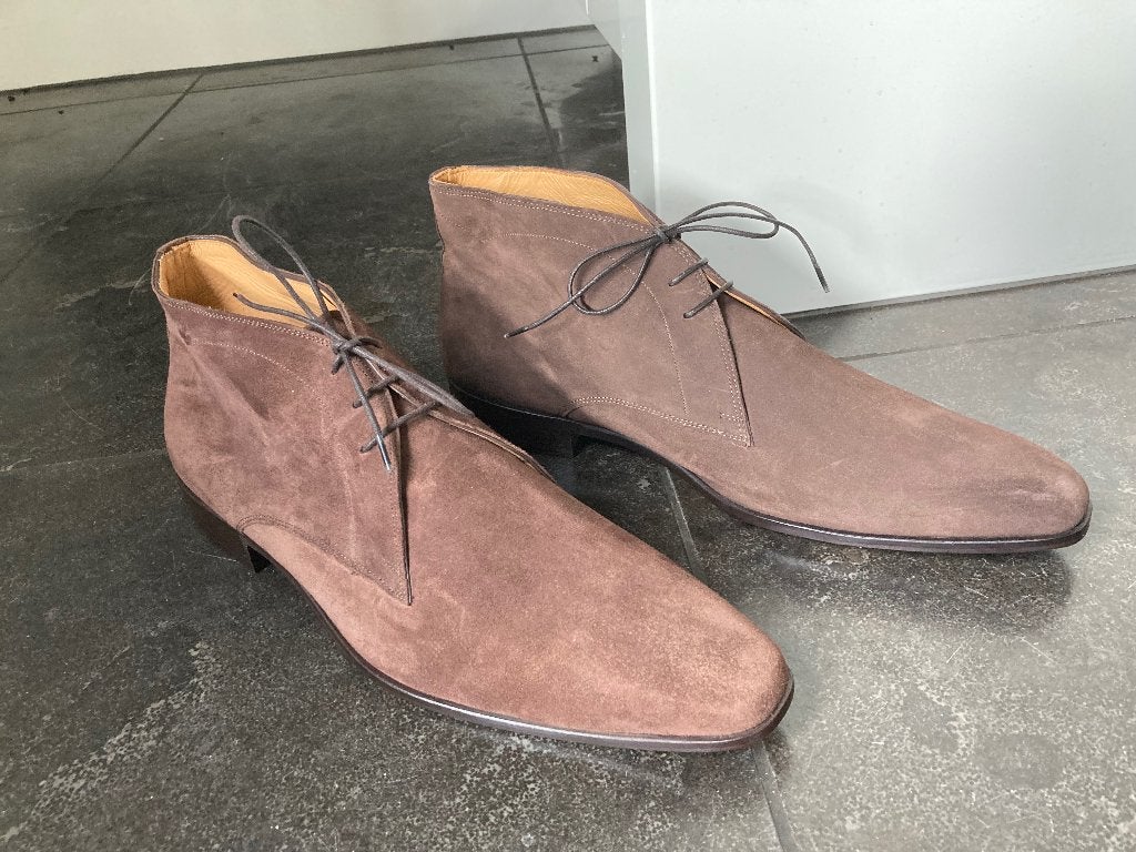 Giuseppe Mauritzio suède veterboots bruin 48 Nieuw, Bruin, Boots, Nieuw, Ophalen of Verzenden