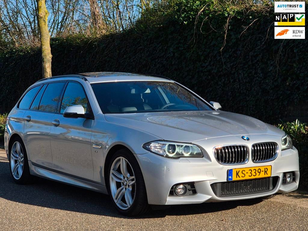 BMW 5-serie Touring F11 M Sport Panorama Elek. Stoelen Leder, Automaat, Gebruikt, 4 cilinders, 2000 kg
