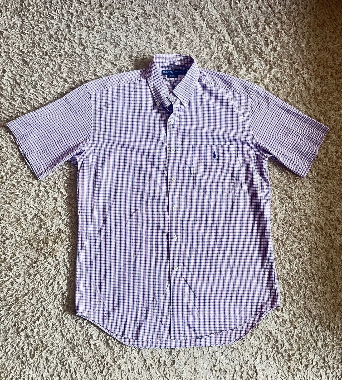 Ralph Lauren overhemd - Maat M - Origineel, Verzenden, Zo goed als nieuw, Roze, Halswijdte 39/40 (M)