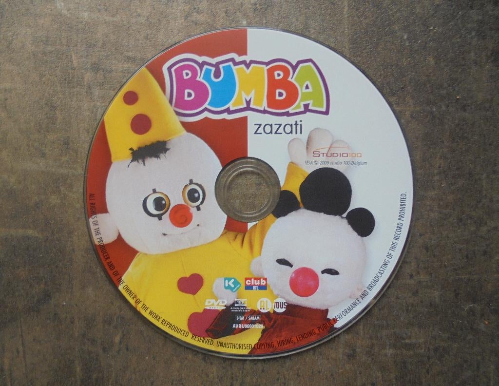 DVD Bumba Zazati (zie foto's), Cd's en Dvd's, Dvd's | Tekenfilms en Animatie, Europees, Gebruikt, Alle leeftijden, Ophalen of Verzenden