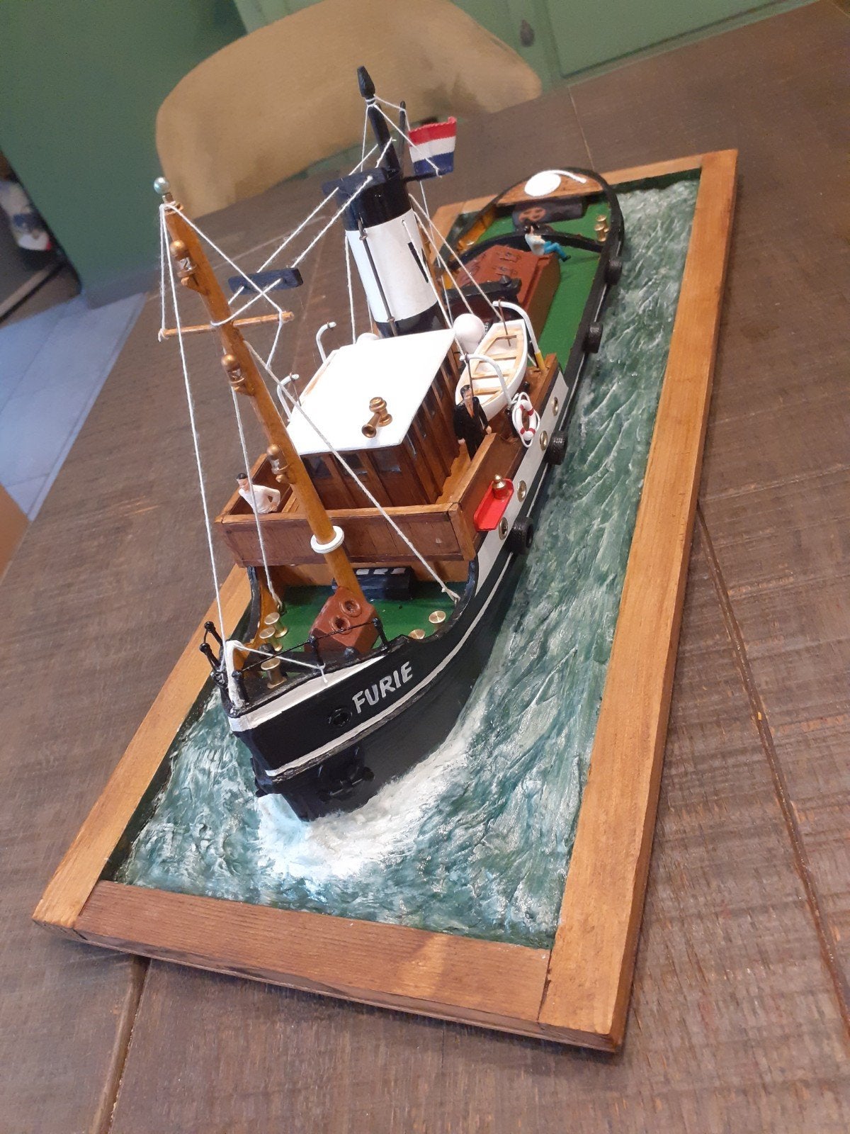 bouwtekening van de Furie, Hobby en Vrije tijd, Modelbouw | Boten en Schepen, Verzenden