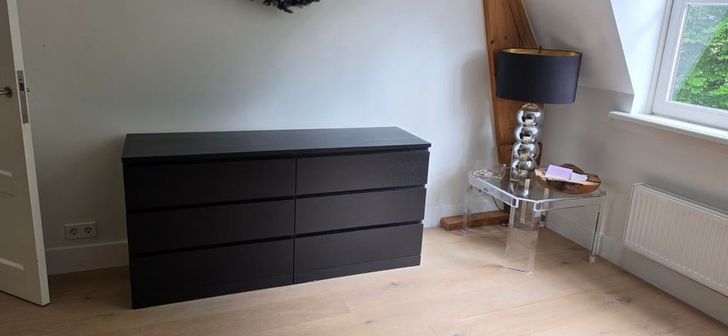 IKEA MALM ladekast 160cm - Zwartbruin, Huis en Inrichting, Kasten | Ladekasten, Ophalen, Gebruikt, 150 tot 200 cm, Minder dan 100 cm
