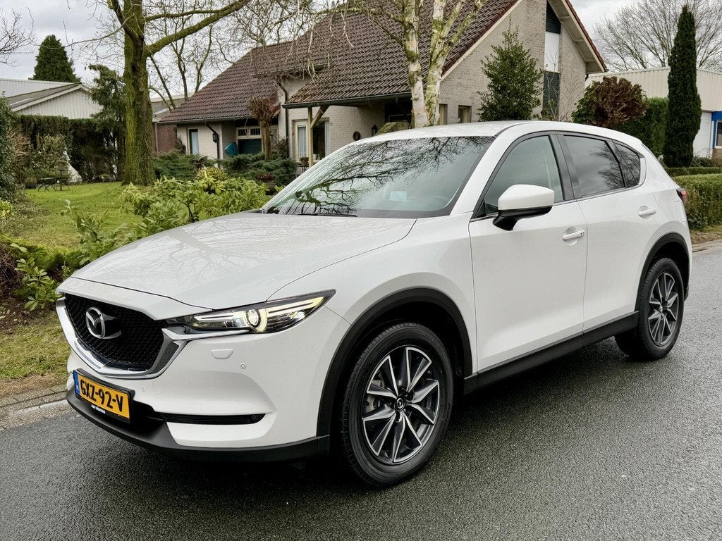 Mazda CX-5 2.5 SkyActiv-G 194 4WD AUT Trekhaak•Leder, Auto's, Mazda, Automaat, Gebruikt, 4 cilinders, 2000 kg