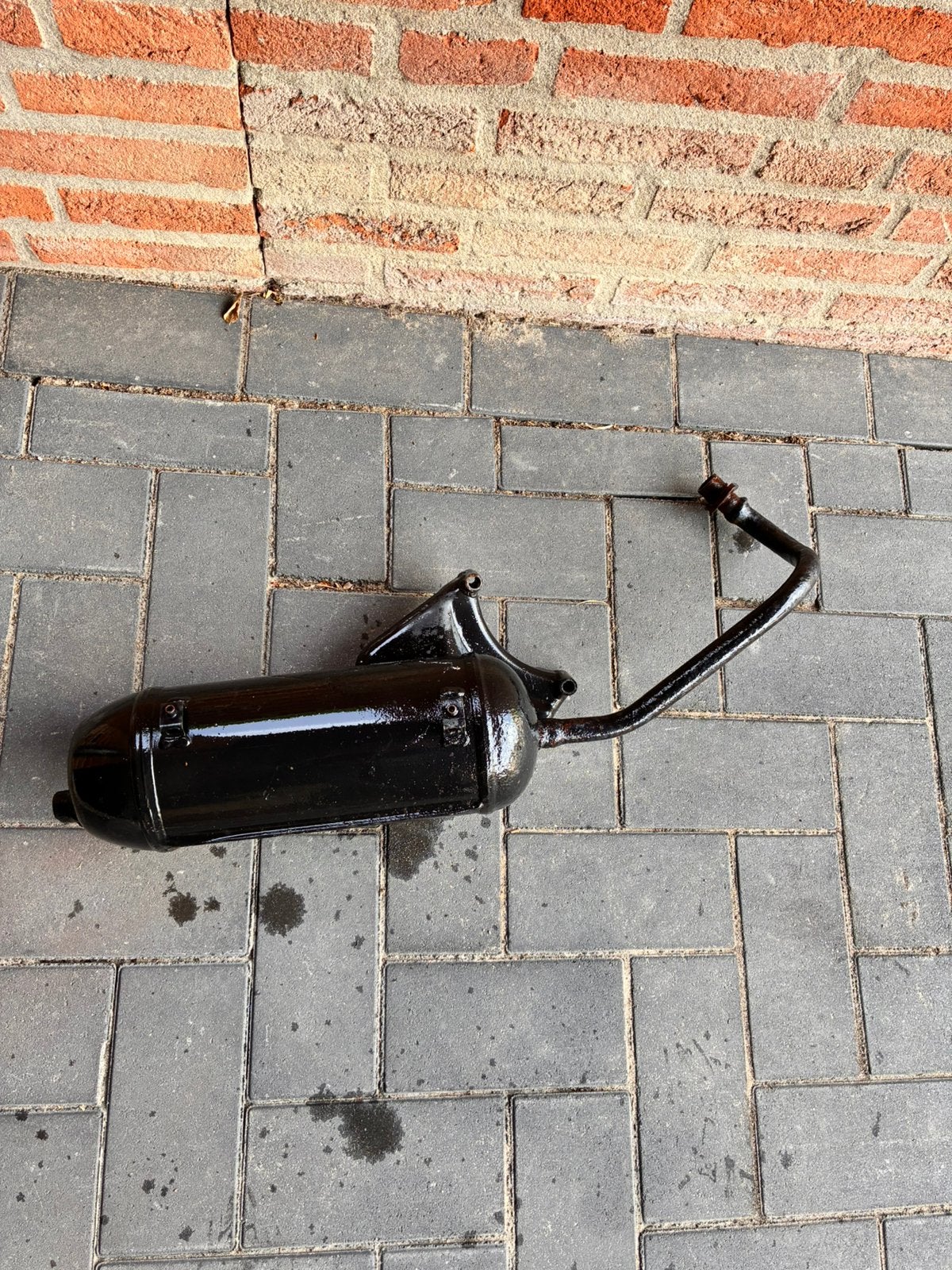 Zip uitlaat, Ophalen, Zo goed als nieuw, Uitlaat, Piaggio