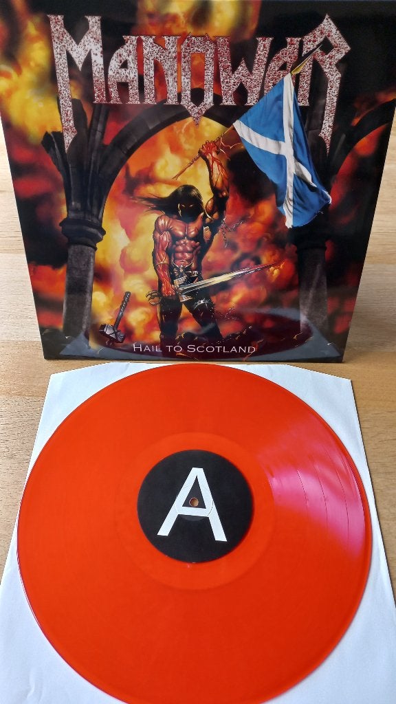 manowar               hail to scotland (limited edition ), LP, Rock, Ophalen of Verzenden, Zo goed als nieuw