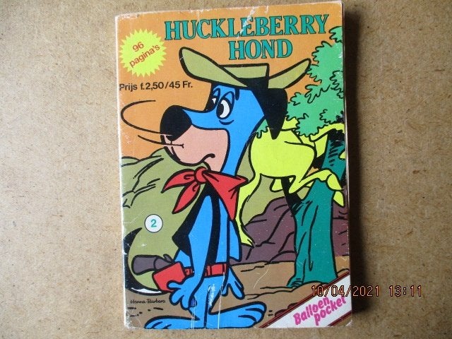 adv0930 huckleberry hond pocket, Eén stripboek, Ophalen, Gelezen