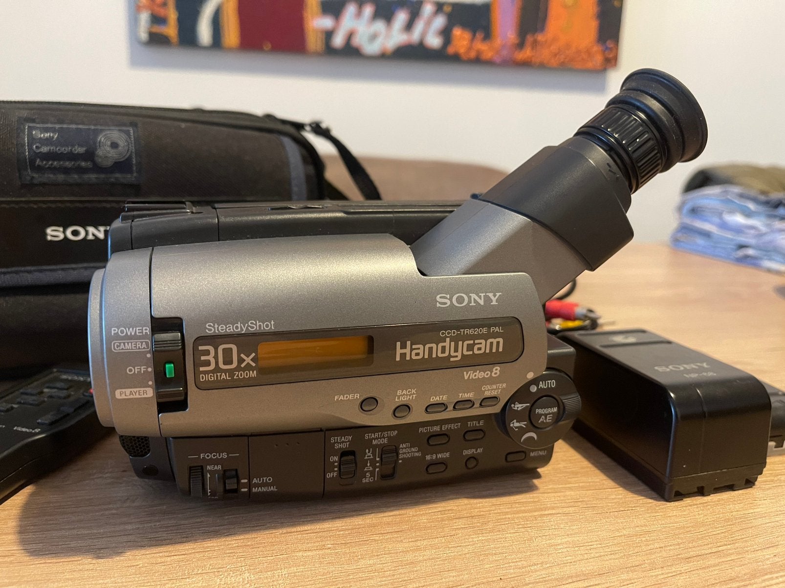 Sony CCD TR620E video8 videocamera analoog, Audio, Tv en Foto, Videocamera's Analoog, Hi 8, Ophalen of Verzenden