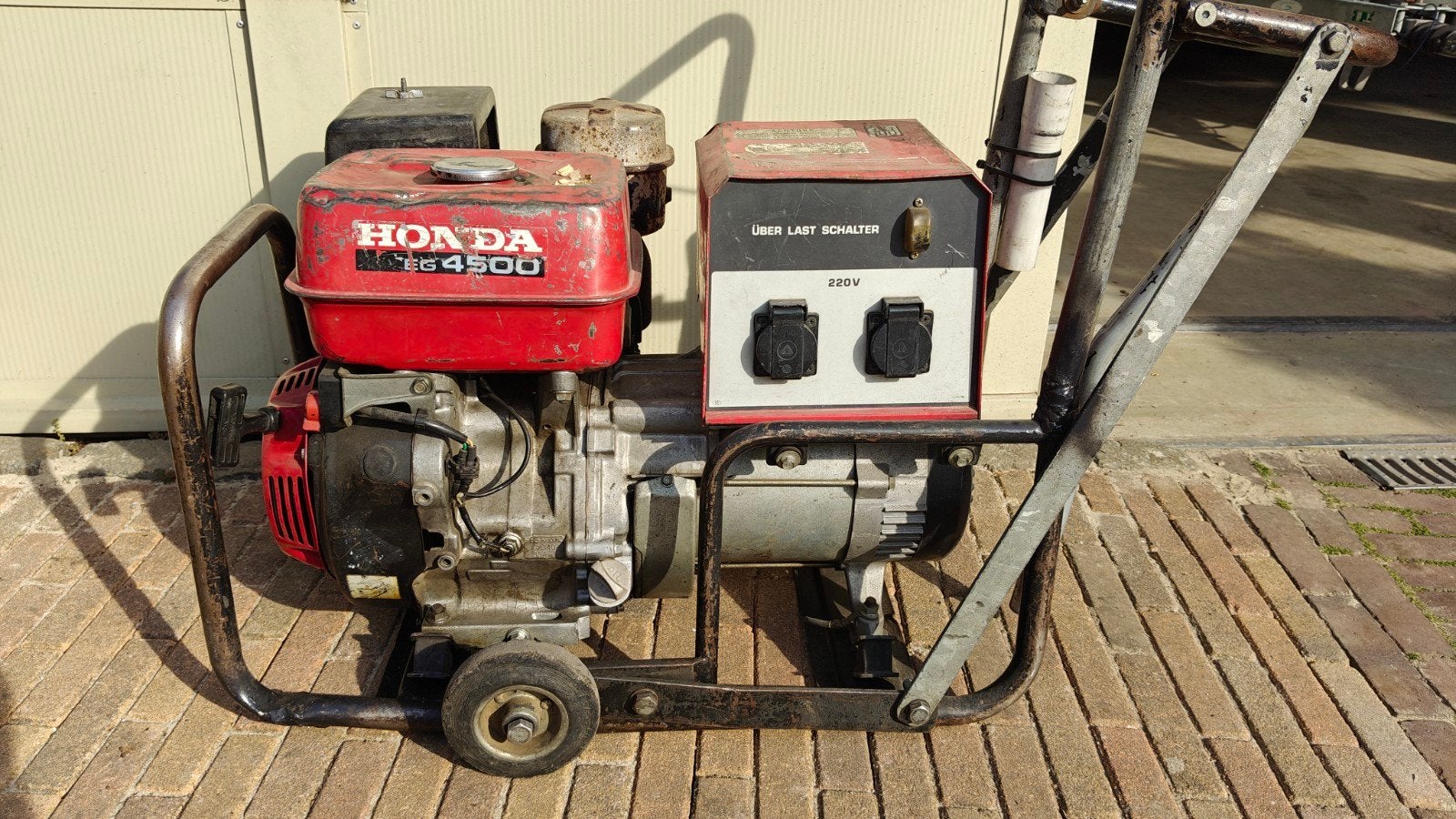 Honda EG 4500 aggregaat generator 4500W, Ophalen, Gebruikt