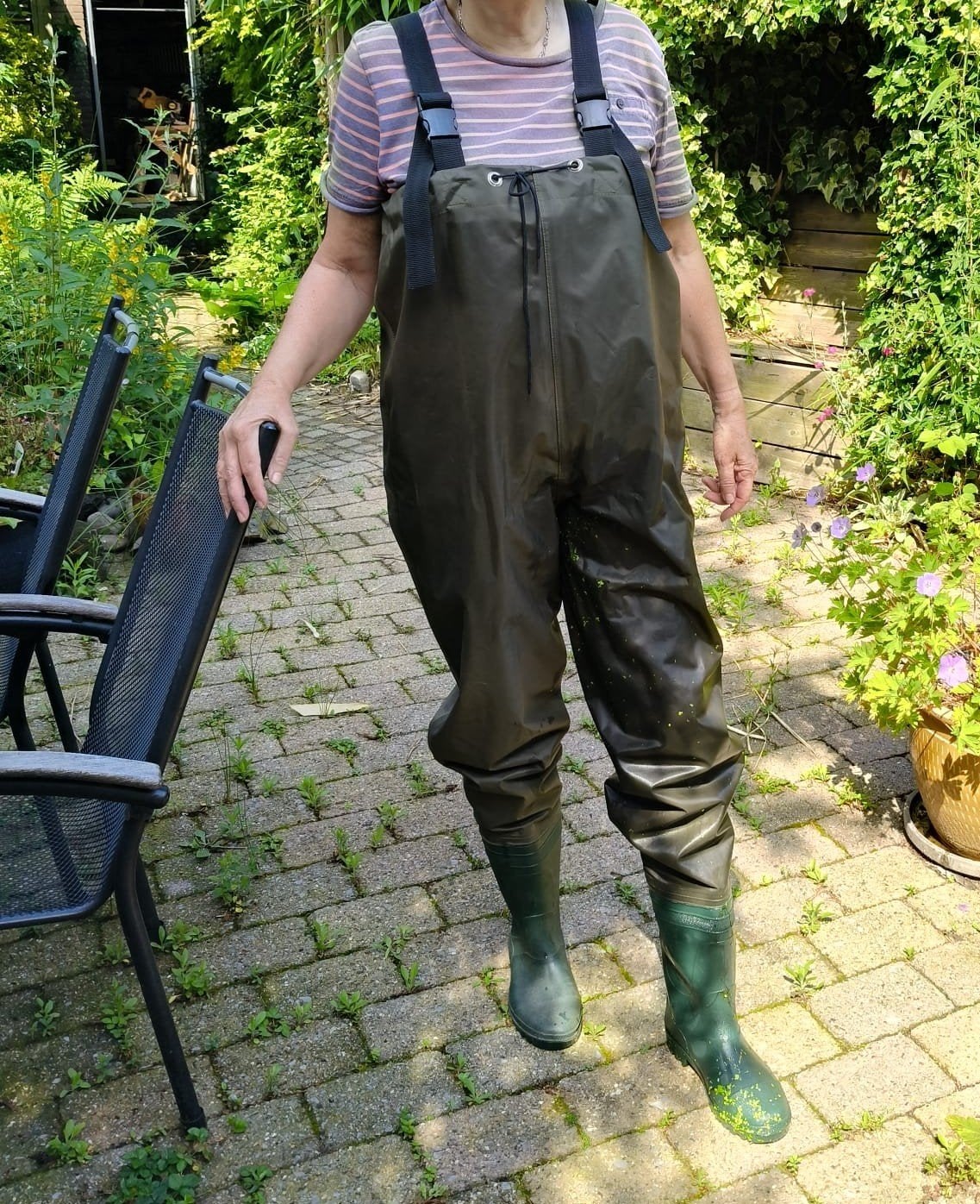 Comfortabele Waadbroek met PVC-laarzen - Schoenmaat 42, Ophalen