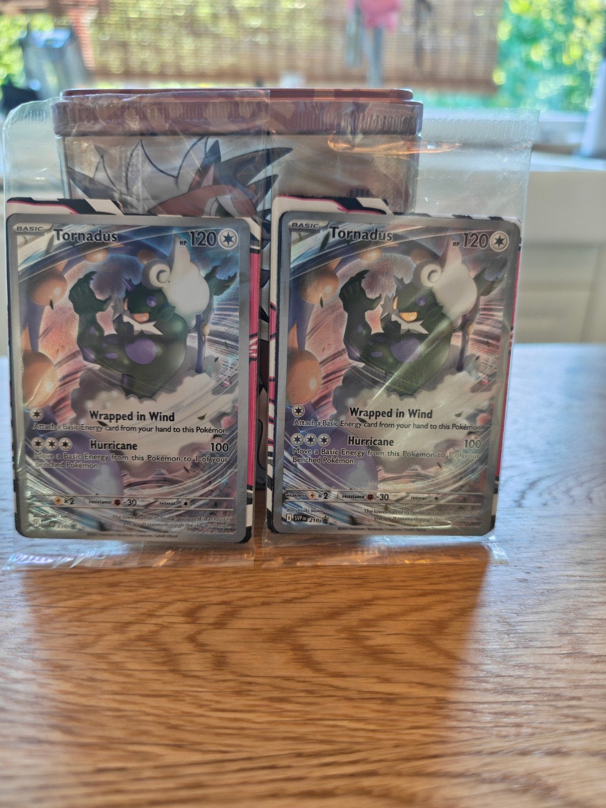 Tornadus 210 Scarlet & Violet promo sealed x2 Pokémon, Ophalen of Verzenden, Nieuw, Meerdere kaarten