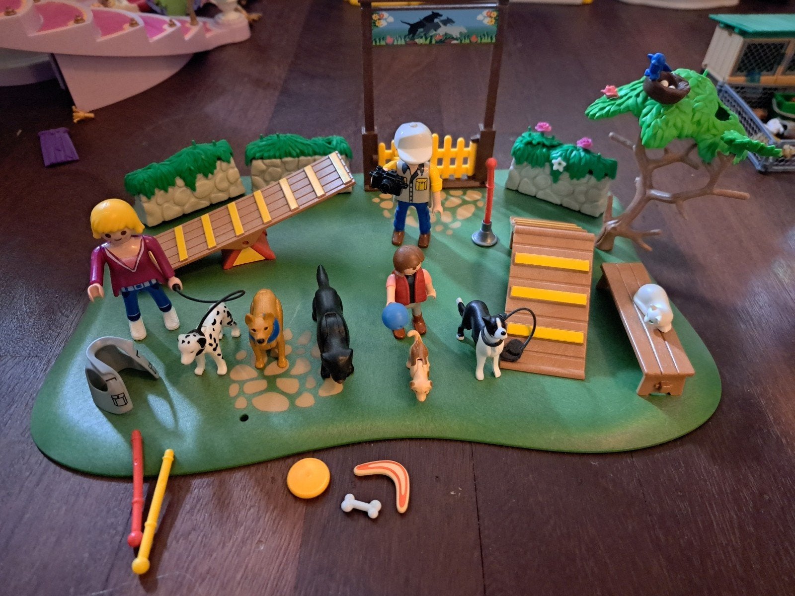 Playmobil Hondentraining / Hondenbehendigheidsparcours, Ophalen of Verzenden, Gebruikt, Jongen of Meisje
