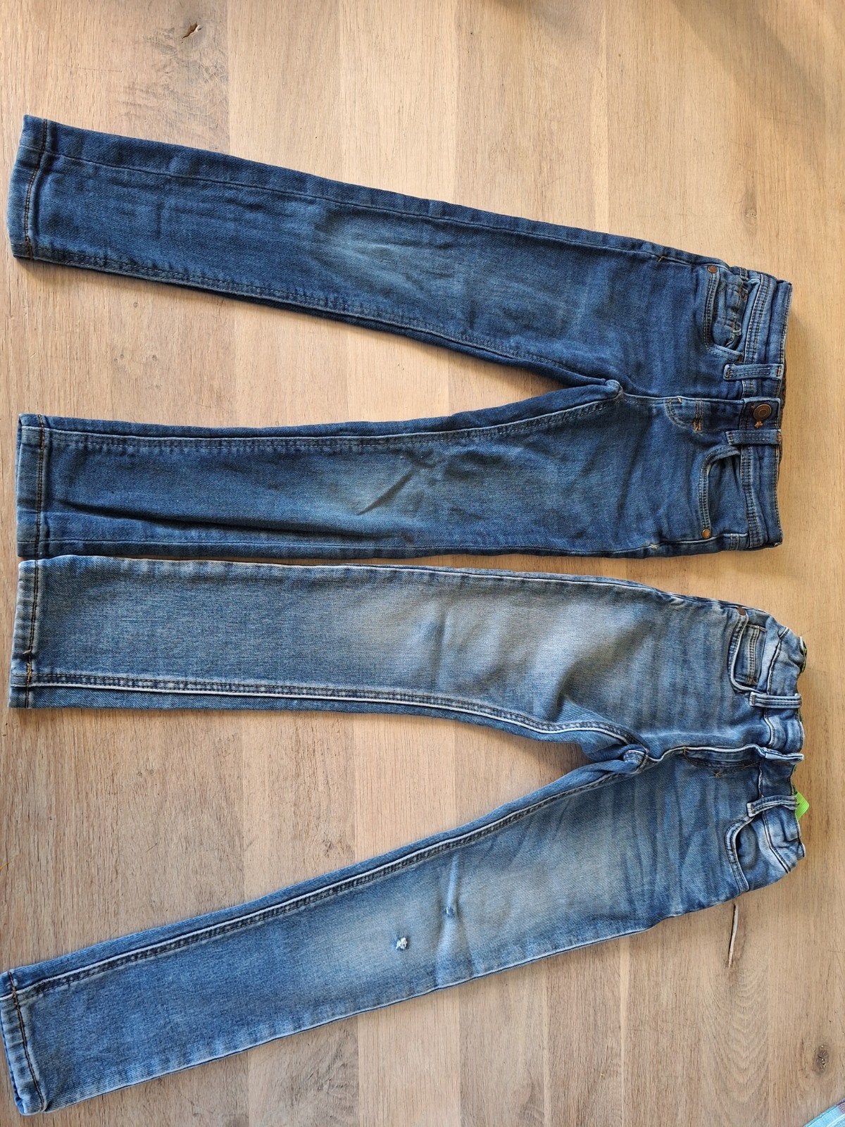2x Stoere skinny jeans voor jongens - Maat 122, Ophalen of Verzenden, Gebruikt, Jongen