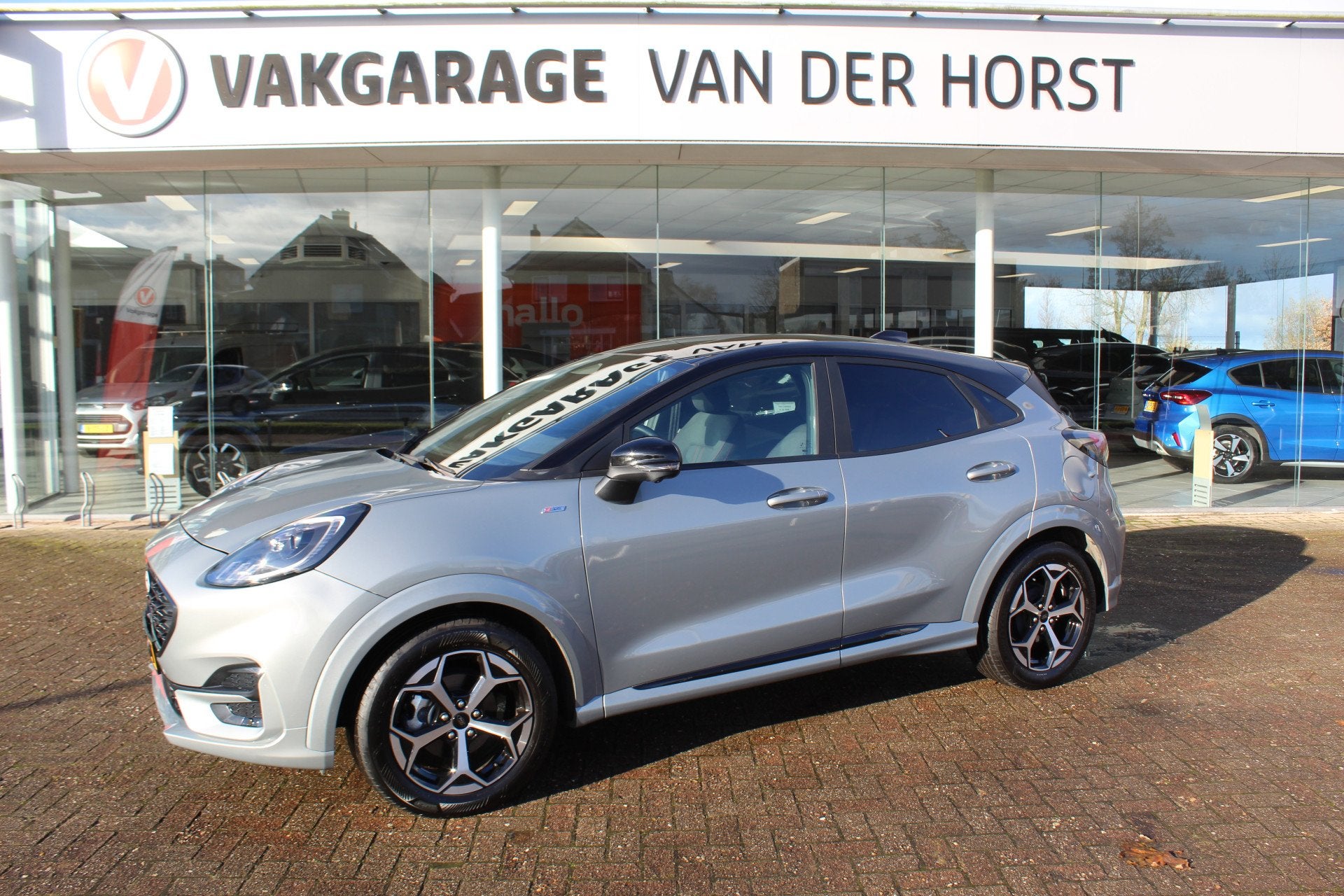 Ford Puma 1.0 EcoBoost Hybrid ST-Line , 125PK , Hoge Zit Nav, Auto's, Ford, Voorwielaandrijving, 12 maanden, Stof, 1226 kg