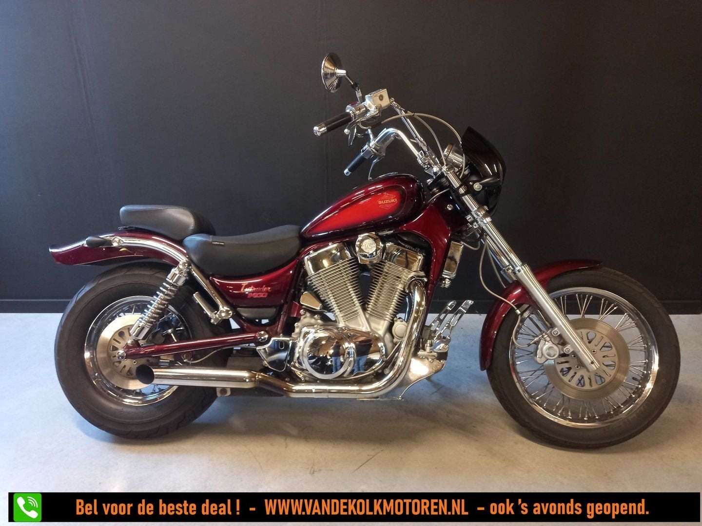 SUZUKI VS 1400 INTRUDER (bj 1992) NL Motor - Lage KM Stand !, Motoren, Motoren | Suzuki, 1360 cc, SUZUKI, Chopper, Bedrijf