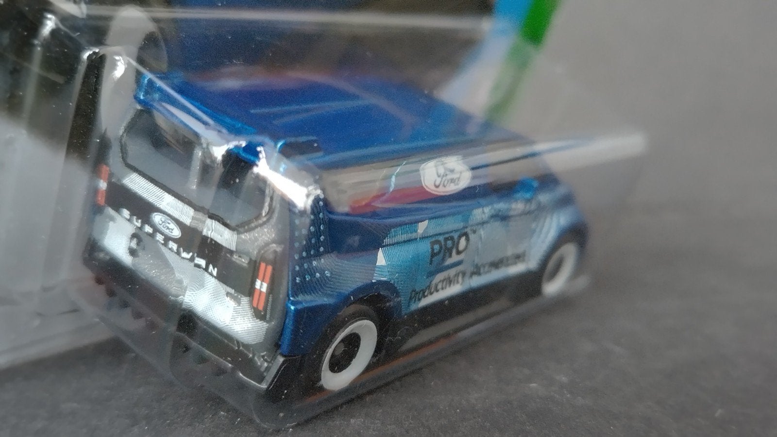 Ford Transit Performance Supervan 4 Blauw Hot Wheels Pol, Auto, Verzenden, ., Nieuw