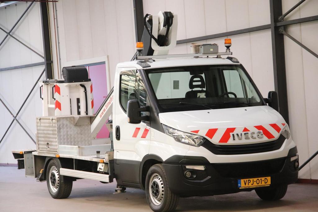 Iveco Daily 35S12 HOOGWERKER 13 METER LT130TB MET 3500 KG TR, Stof, Gebruikt, Euro 6, Iveco