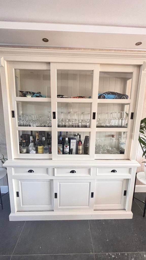 Witte Buffetkast, Ophalen, 200 cm of meer, 150 tot 200 cm, Zo goed als nieuw