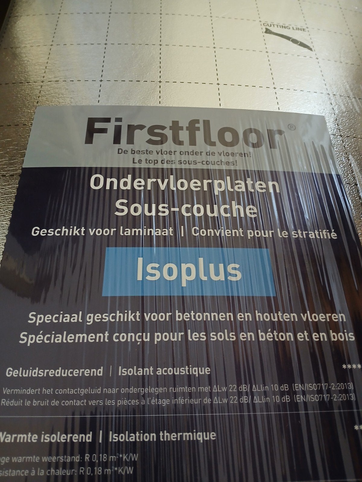 nieuwe ondervloer isoplus Firstfloor 19.42m2, Ophalen, Overige materialen, 30 cm of meer, 50 tot 150 cm