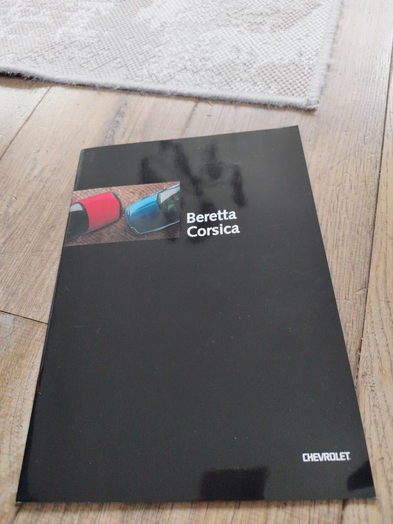 Chevrolet Beretta Corsica brochure, Chevrolet, Chevrolet, Ophalen of Verzenden, Zo goed als nieuw