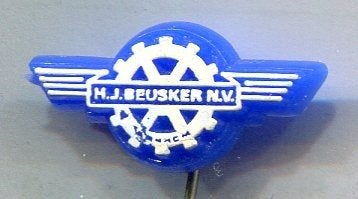 H.J. Beusker N.V. Arnhem machines plastic speldje ( D_190 ), Verzenden, Zo goed als nieuw, Overige onderwerpen