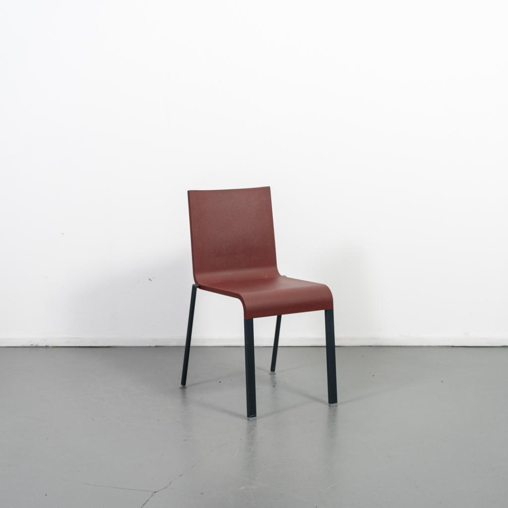 ACTIE! 80x Vitra Maarten v Severen .03 Stoel Rood Stapelbaar, Niet ingevuld, Overige materialen, Niet ingevuld, Zo goed als nieuw