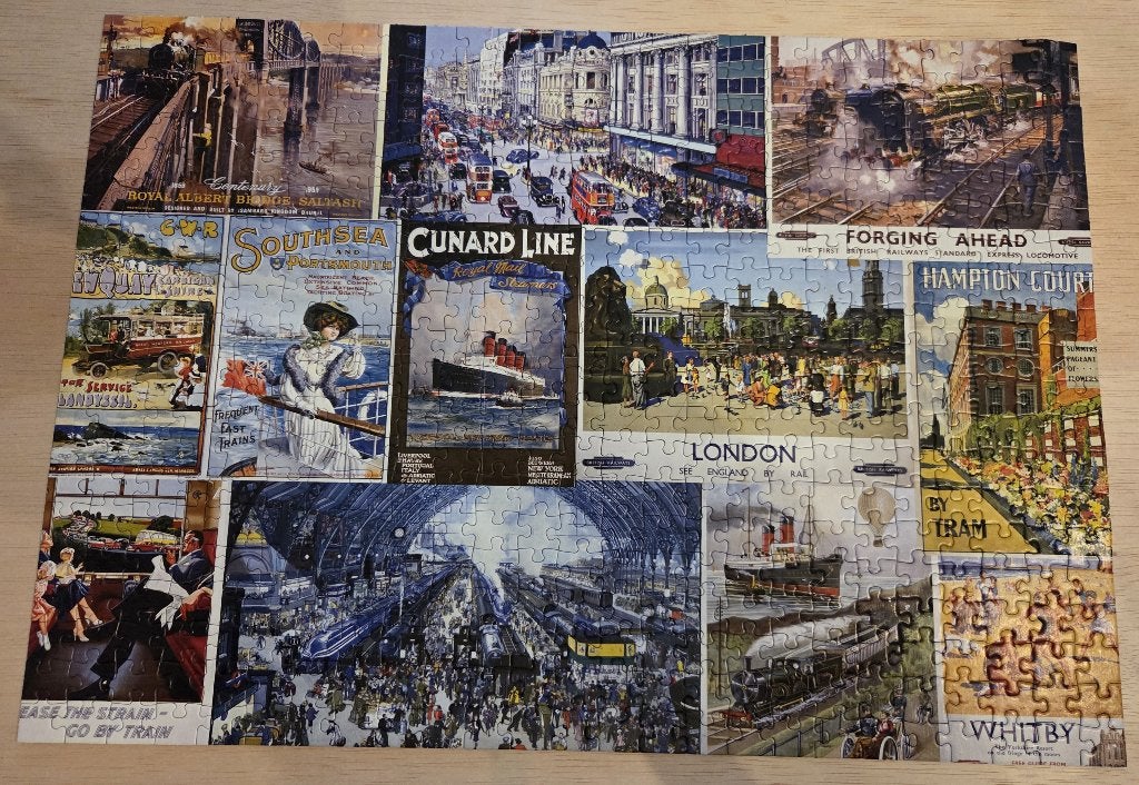 Falcon, Transportation, 500 stukjes, Ophalen, 500 t/m 1500 stukjes, Zo goed als nieuw, Legpuzzel