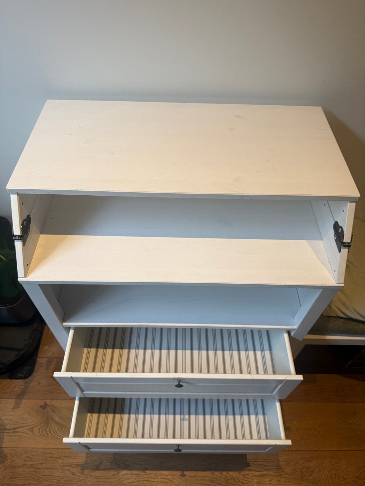 IKEA Sundvik Commode met lades - Wit, Gebruikt, 70 cm of meer, Ophalen of Verzenden, 75 tot 100 cm