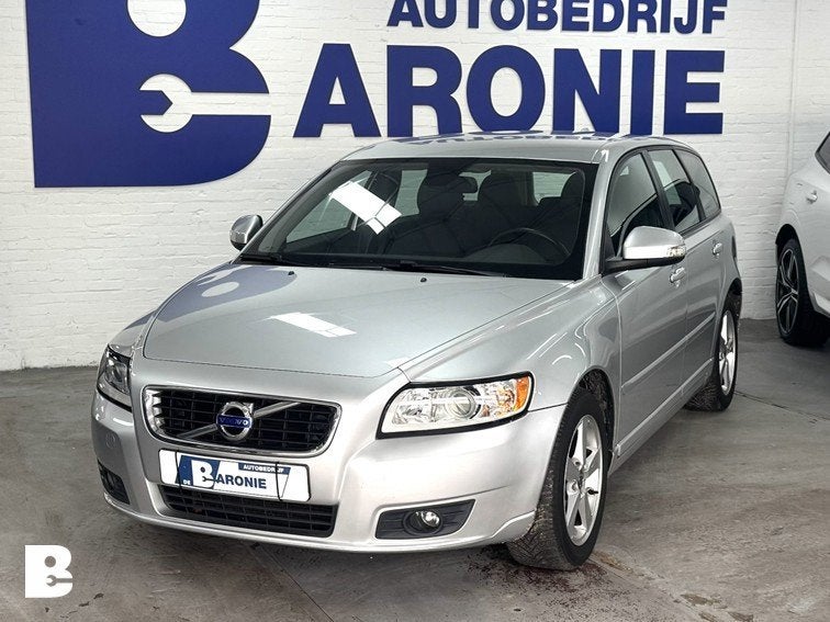 Volvo V50 2.0 Sport, Auto's, Stof, Gebruikt, Zwart, Origineel Nederlands