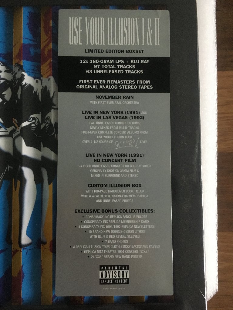 Vinyl 12LP+BRDvd Guns N Roses Use Your Illusion I & II NIEUW, Boxset, Ophalen of Verzenden, Geseald, 12 inch