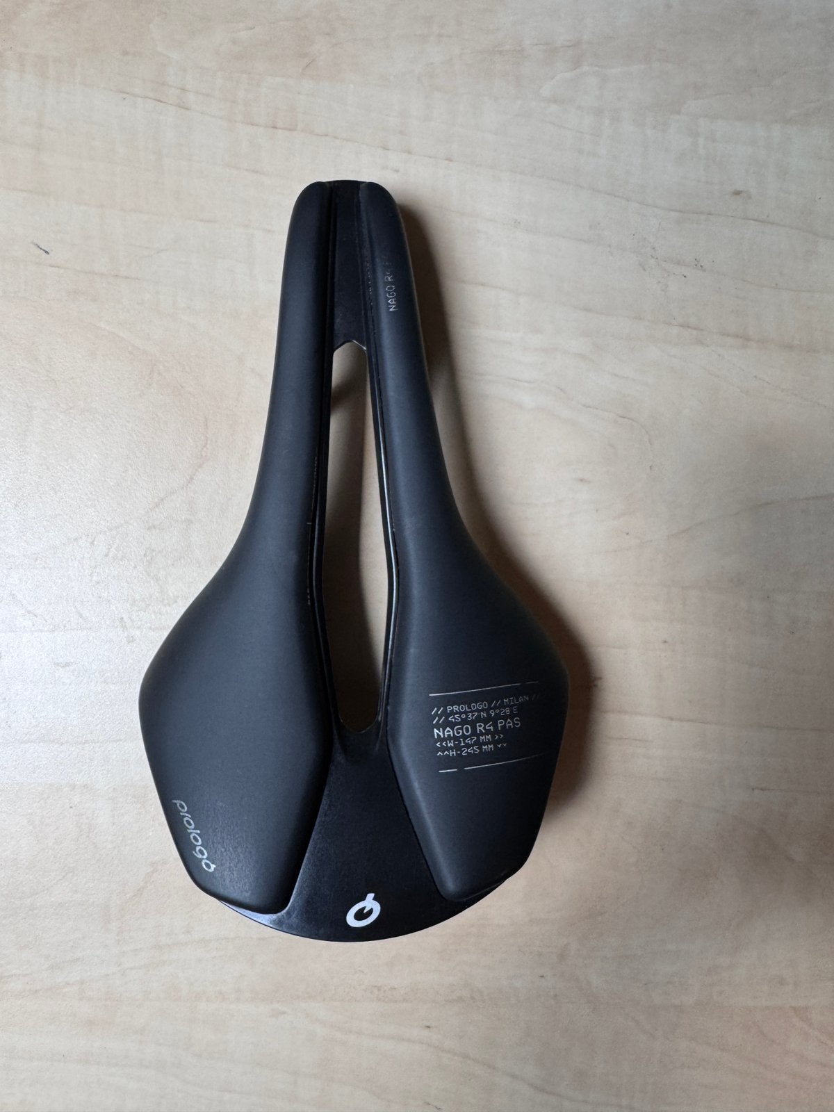 PROLOGO NAGO R4 PAS FIETSZADEL ZWART 147, Gebruikt, Ophalen of Verzenden, Zadel, Racefiets