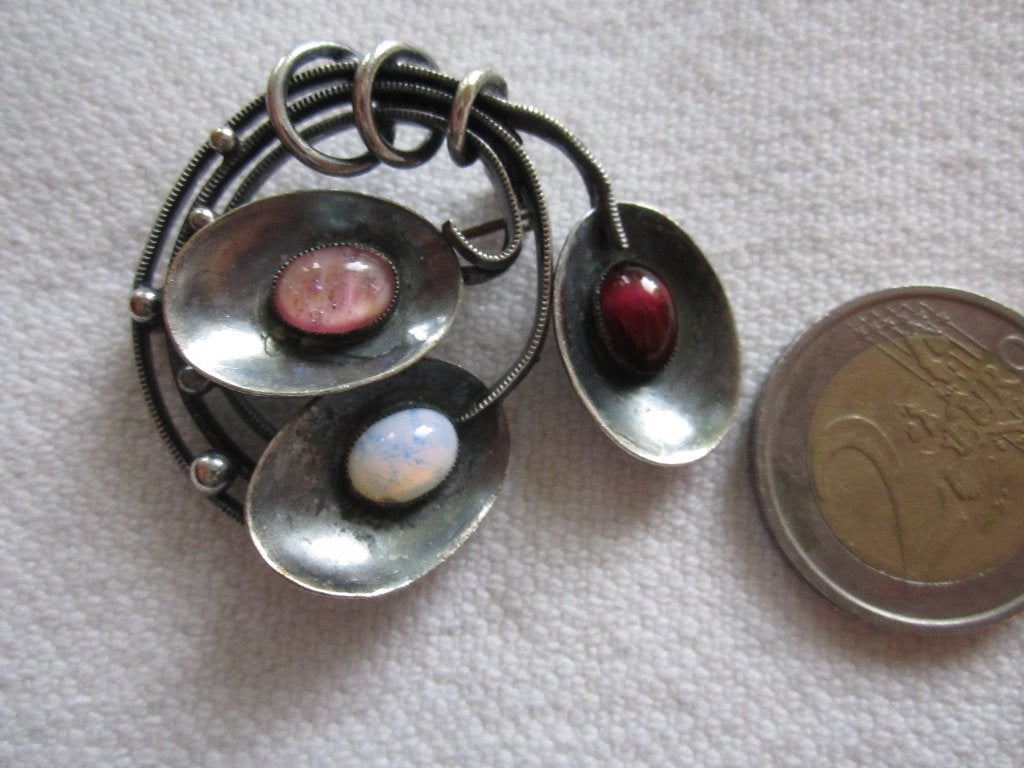 8.  Schitterende oude broche,, Ophalen, Overige materialen, Broche