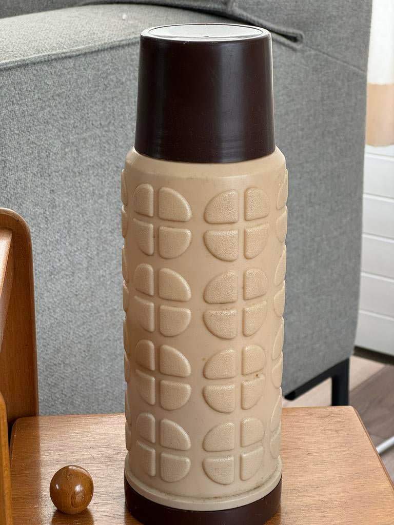 Vintage Rotpunkt Thermoskan Jaren '70 - Beige/Bruin, Ophalen of Verzenden