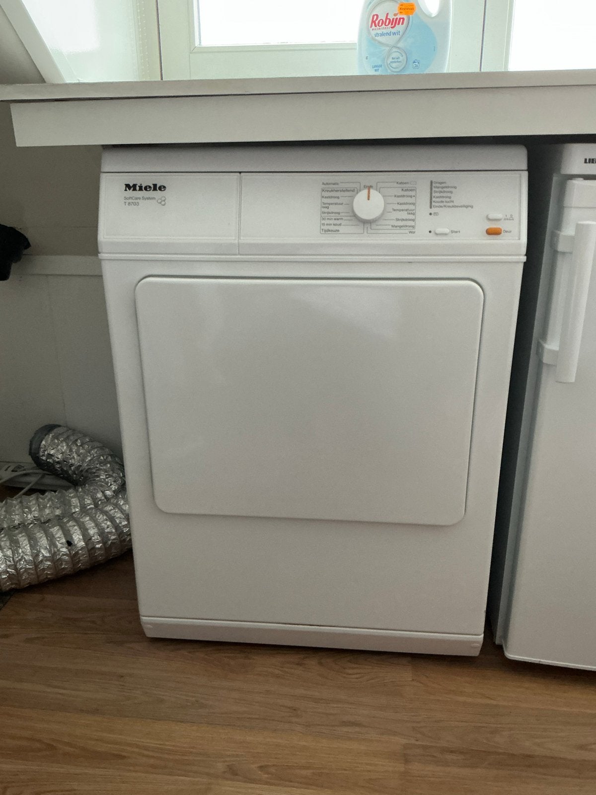 Miele T 8703 Luchtafvoerdroger - Goede staat, Ophalen, 6 tot 8 kg, Luchtafvoer, Zo goed als nieuw
