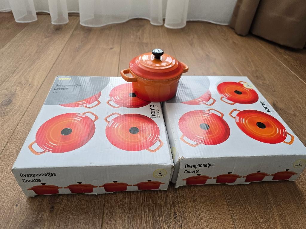 Ovenpannetjes / Cocotte 8x Xenos, Ophalen, Gebruikt, Overige materialen, Overige typen