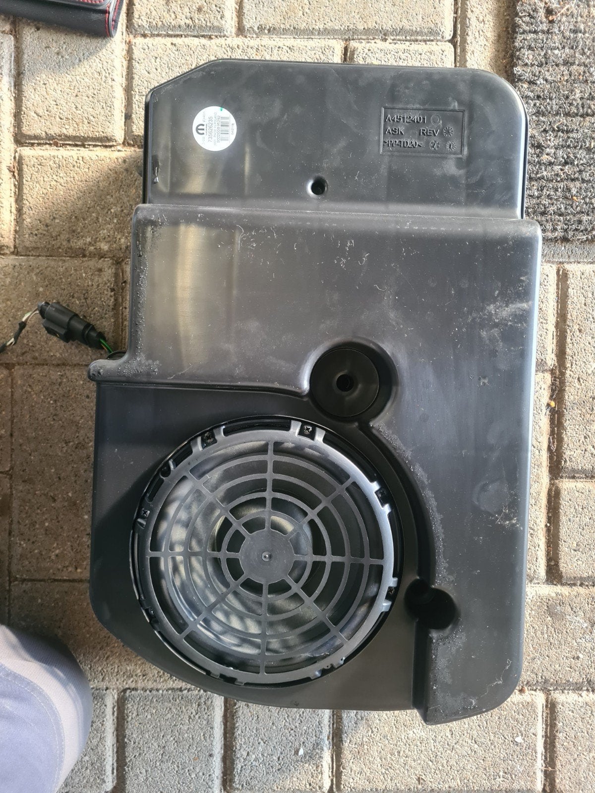 Fiat 500 abarth subwoofer orgineel, Ophalen of Verzenden, Fiat