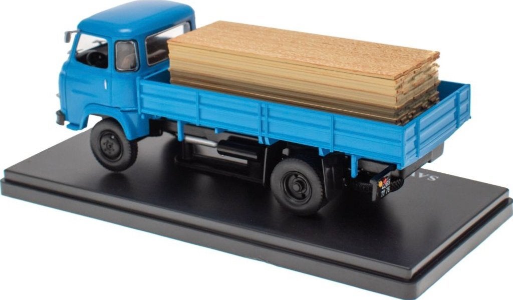 Atlas 1:43 Renault Saviem SG 4 D PLATEAU A RIDELLES 1967 bla, Overige merken, -, Nieuw, Ophalen of Verzenden
