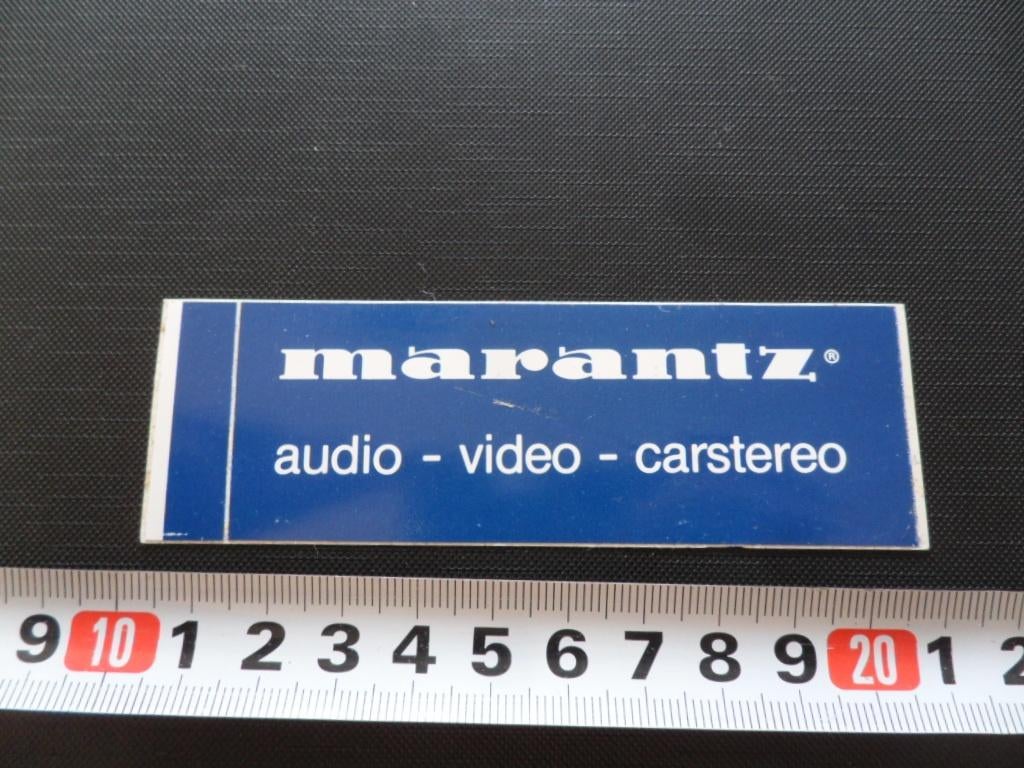 sticker MARANTZ audio video carstereo  *, Ophalen, Zo goed als nieuw
