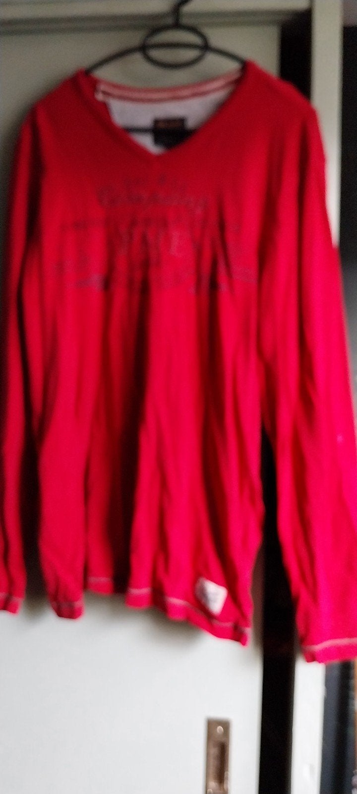 PME Legend Heren Longsleeve Rood Maat L