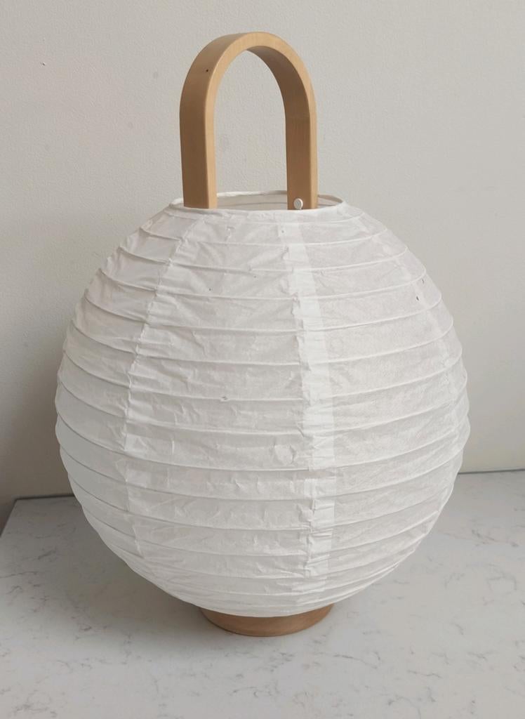 IKEA x Marimekko limited edition tafellamp van rijstpapier., Ophalen of Verzenden, Gebruikt, Overige materialen, Minder dan 50 cm