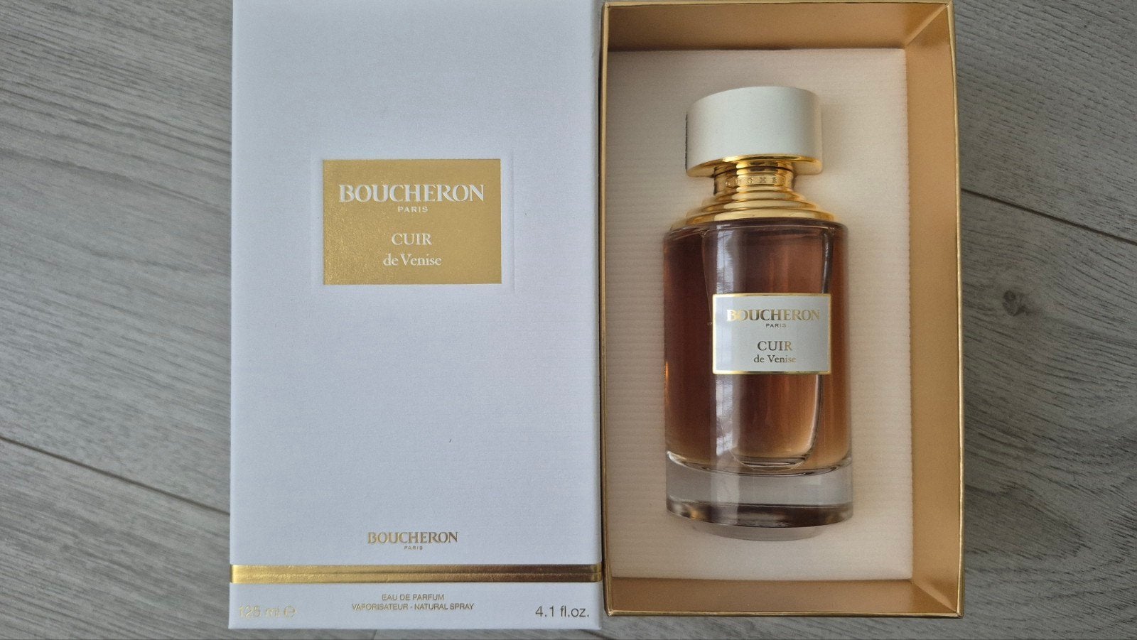 Boucheron Cuir de Venise Eau de Parfum 125ml, Ophalen of Verzenden, Zo goed als nieuw