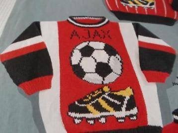 Ajax voetbaltrui breipatroon, Ophalen of Verzenden, Zo goed als nieuw, Breien, Patroon of Boek