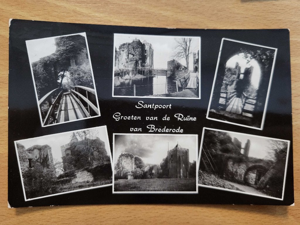 ansicht SANTPOORT Meerluik Brederode, Ophalen of Verzenden, Voor 1920, Noord-Holland