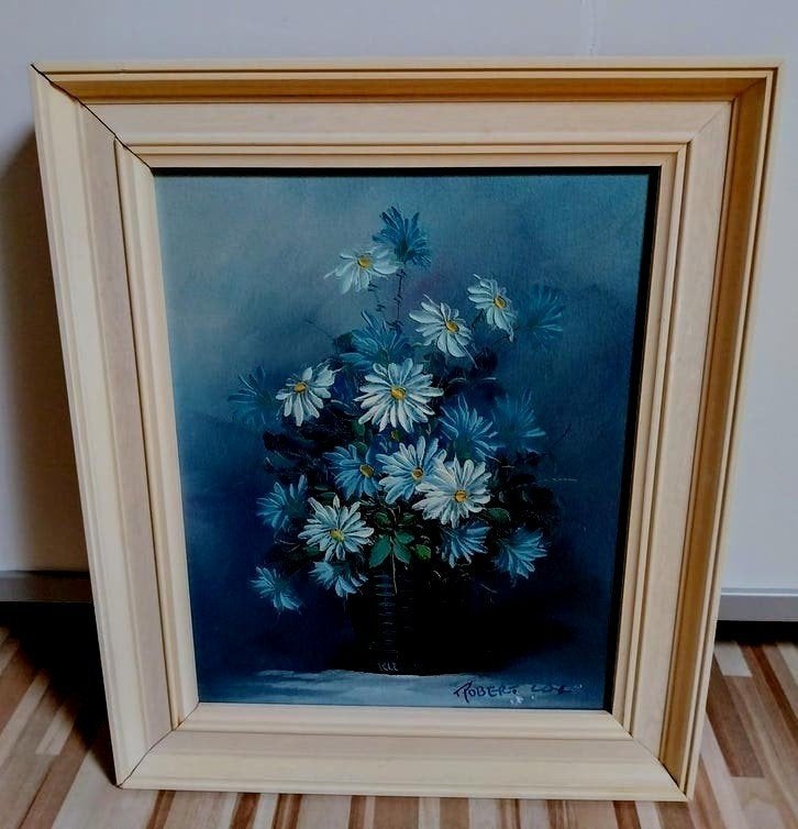 Vintage schilderij, Ophalen of Verzenden, Hout, Minder dan 50 cm, Minder dan 50 cm