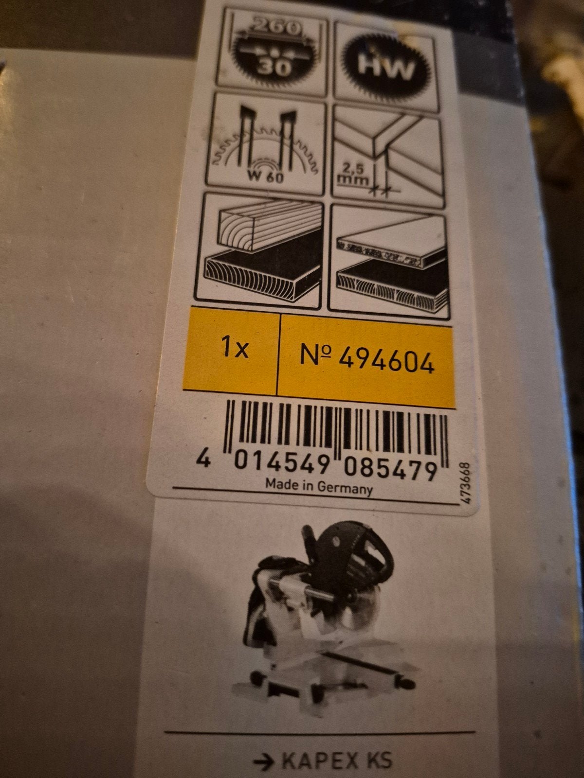 festool zagen voor afkortzaag 9 stuks, Ophalen, 1200 watt of meer, Afkortzaag, 30 tot 70 mm