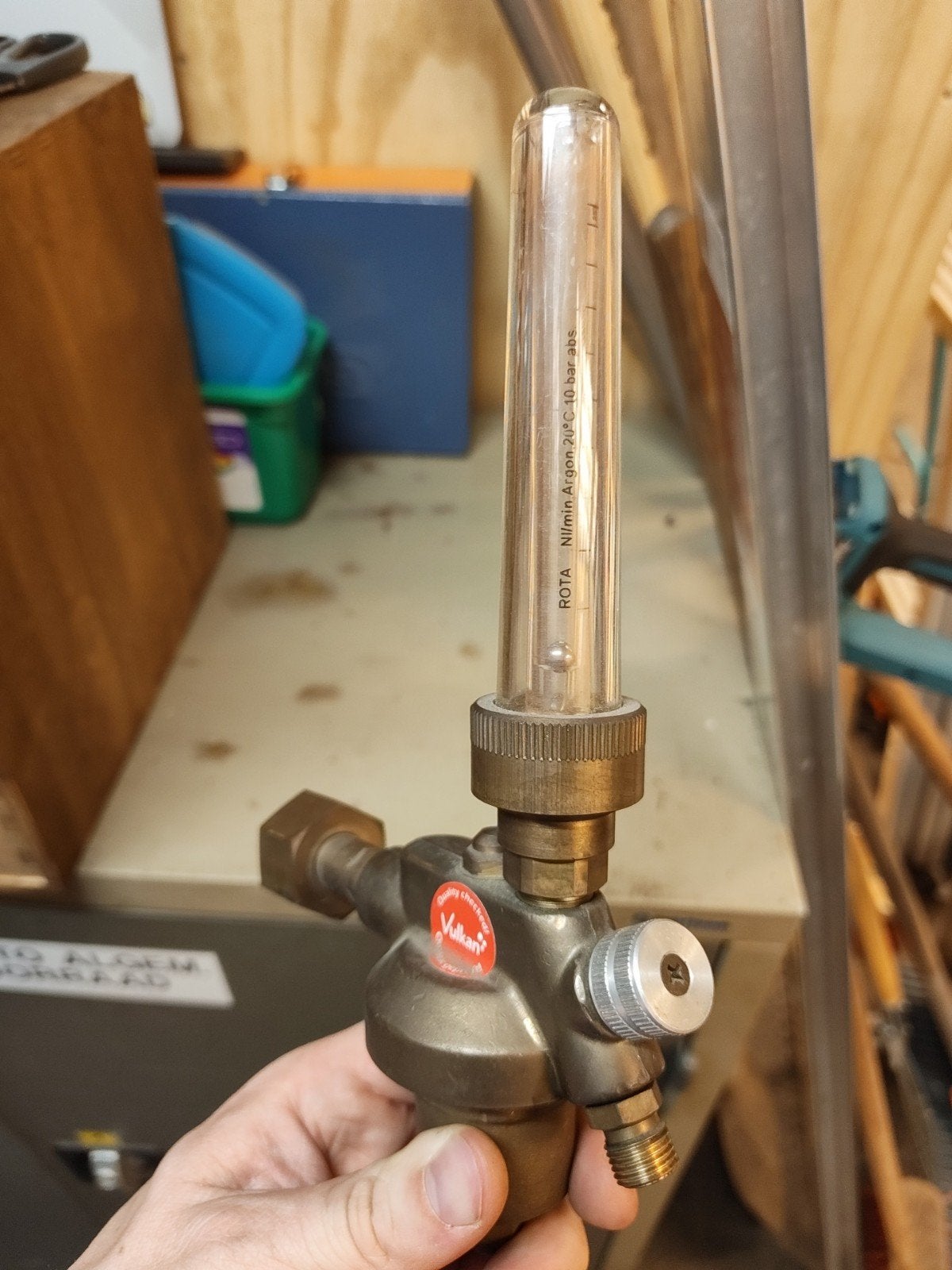 rotameter argon 10 bar, Ophalen of Verzenden, Gebruikt, Overige typen