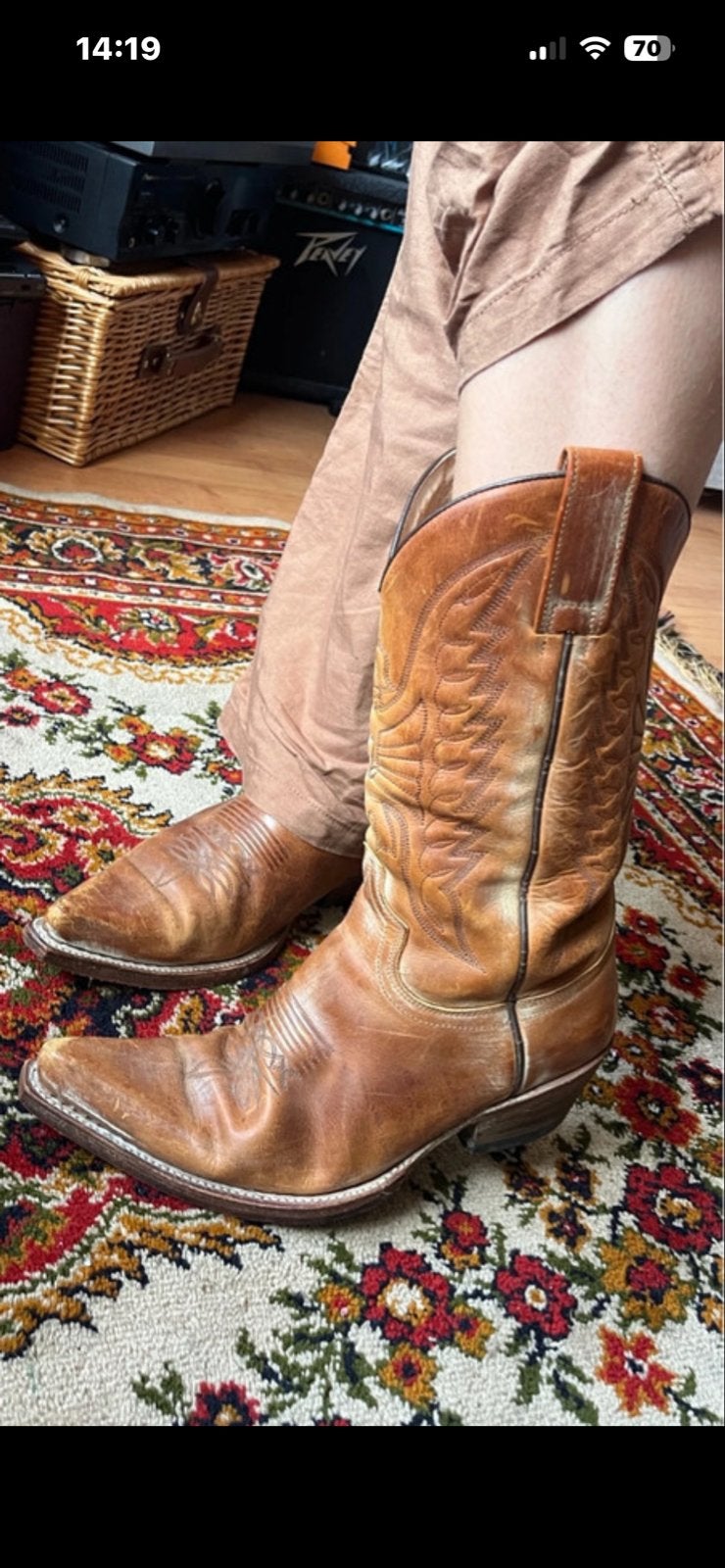 Sendra Cowboy Laarzen - Maat 41, Ophalen of Verzenden, Gedragen, Bruin, Hoge laarzen