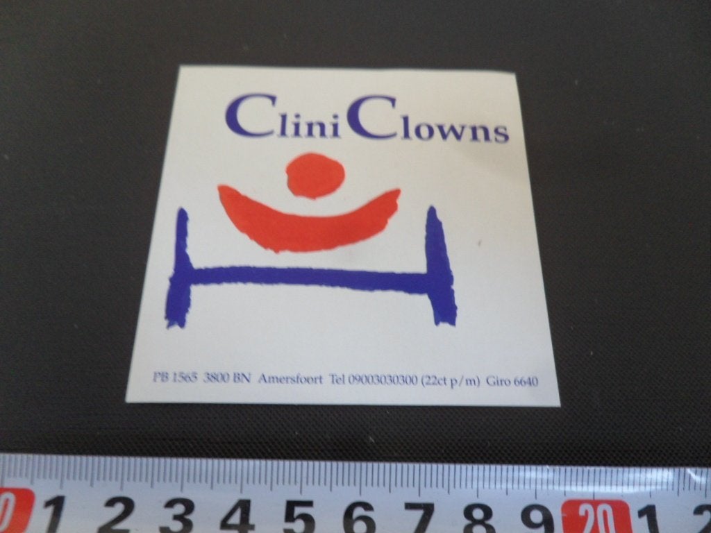 sticker Amersfoort  Clini Clowns, Ophalen, Zo goed als nieuw