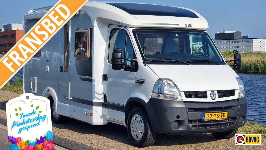 Knaus Sun Ti 600 UF Face to Face zit, Caravans en Kamperen, Campers, Ringverwarming, Bedrijf, Tot en met 3, Luifel