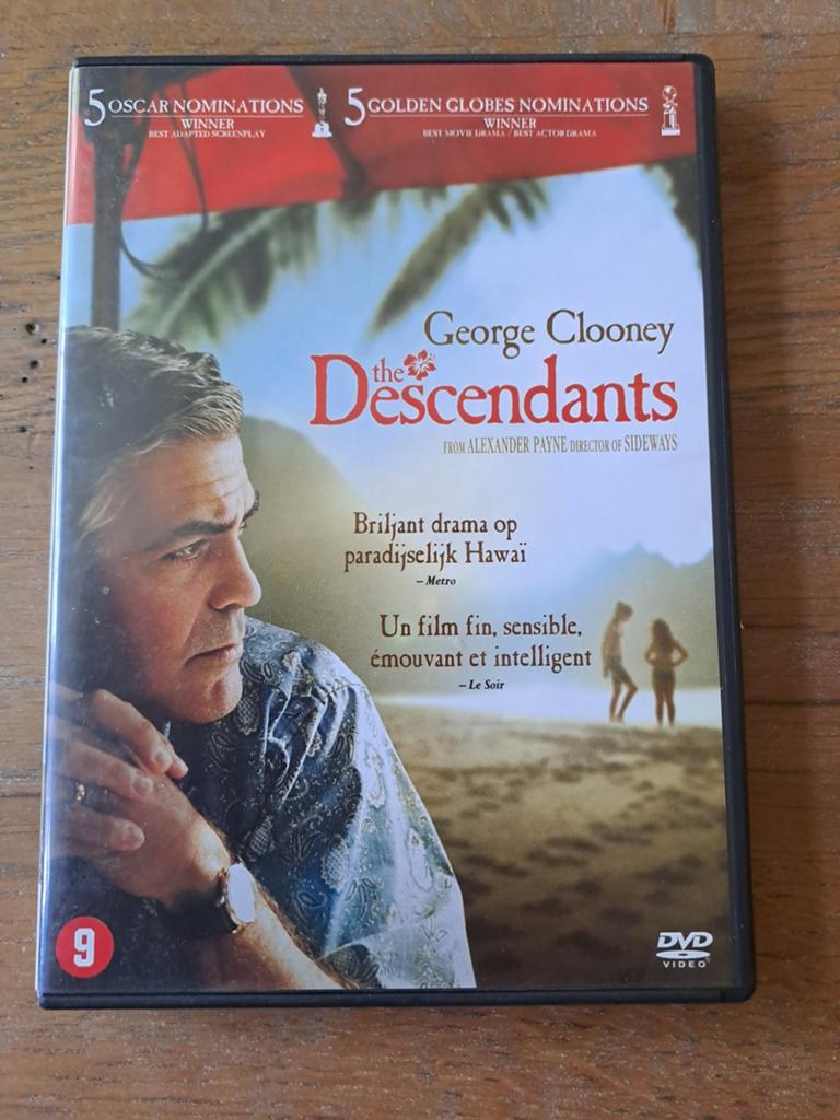 dvd, The Descendants - George Clooney - Drama, Vanaf 9 jaar, Ophalen of Verzenden, Zo goed als nieuw, Drama