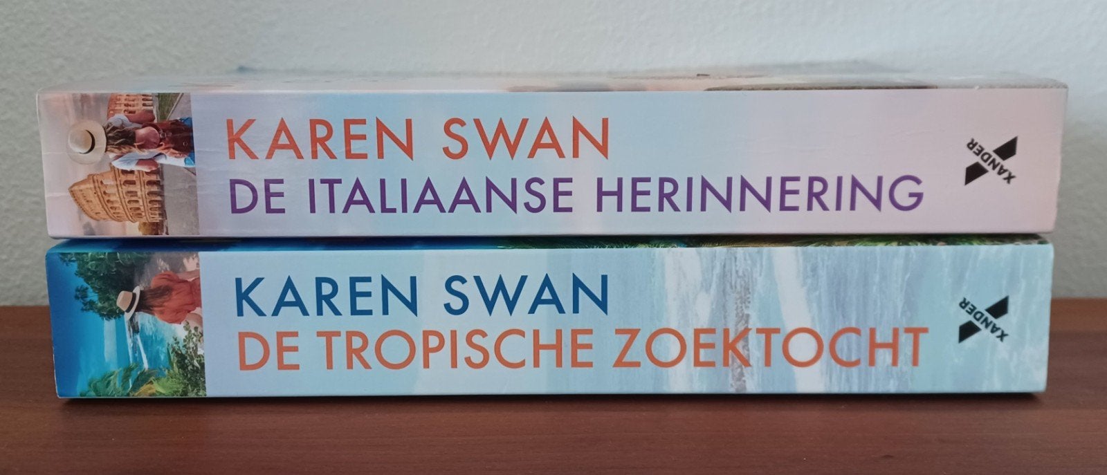 2x Karen Swan - Italiaanse herinnering & Tropische zoektocht, Ophalen, Zo goed als nieuw, Karen Swan, Europa overig